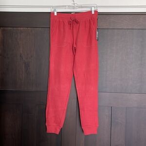 PJ Salvage Peachy in Color Lounge Joggers Pajama Pants sz XS Burnt Red